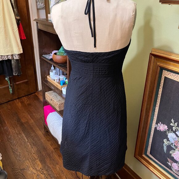Y2K vintage GAP black halter sundress sz 6 - Picture 8 of 13